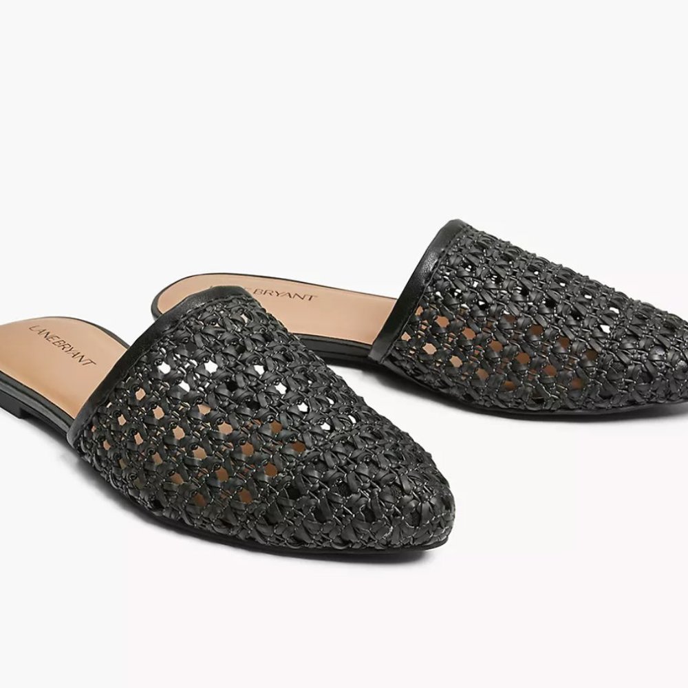 Lane Bryant Dream Cloud Crochet Slip-On Mule - Never Worn!